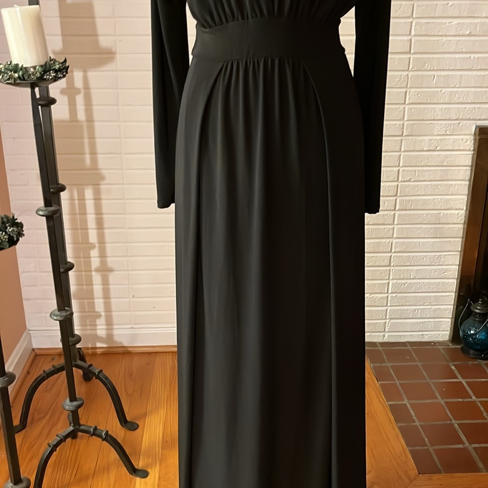 🌺Final Price🌺Fashion Nova Black Spree Maxi Dress - Picture 9 of 11